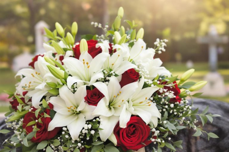 Gerbe de fleurs funéraires : hommage avec interflora.jpg